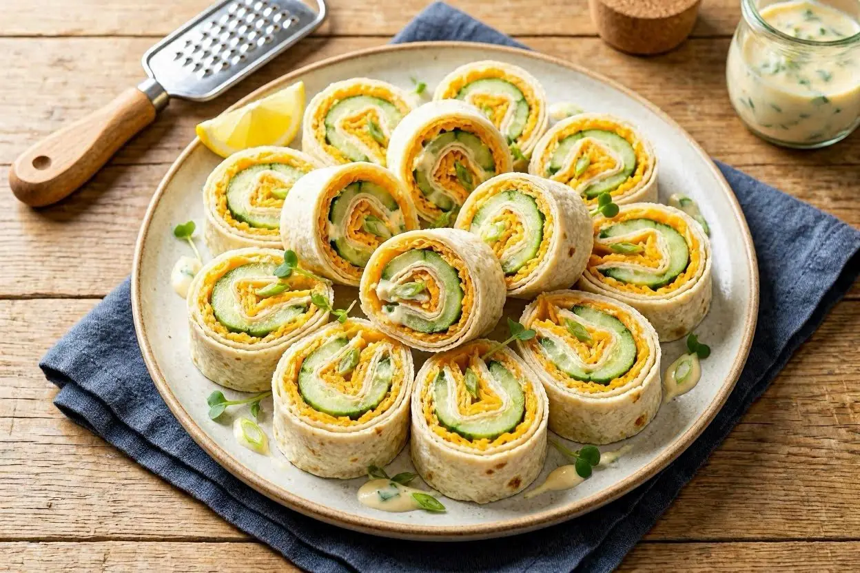 Cheese and onion pinwheels