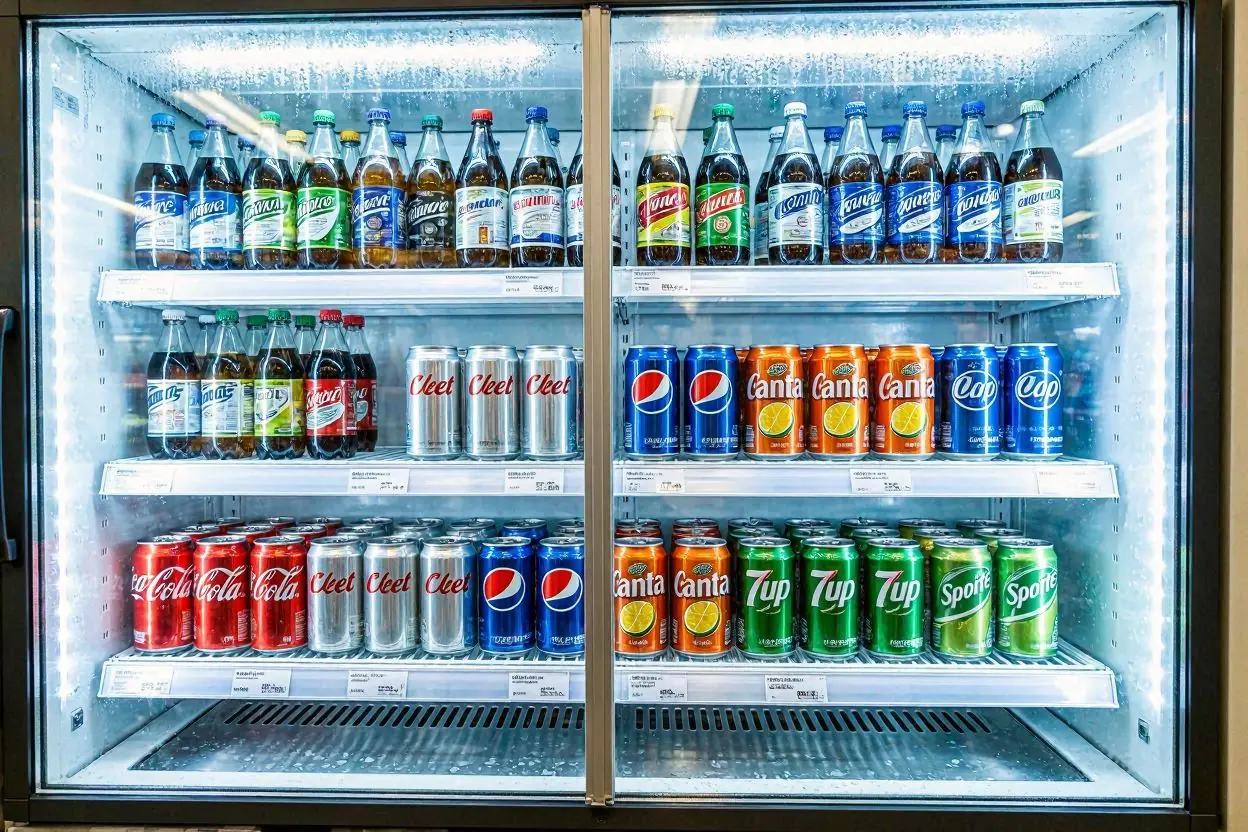 Cold drinks fridge