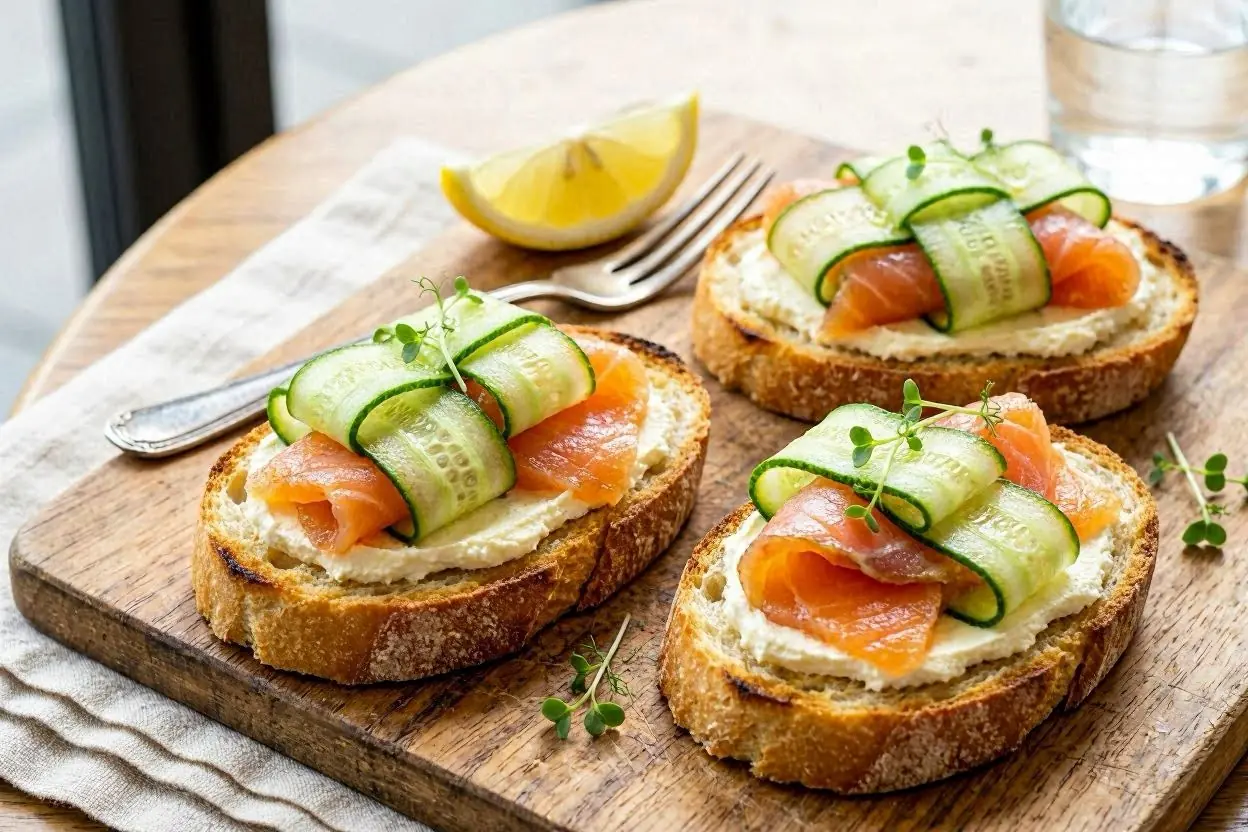 Smoked Salmon Crostini